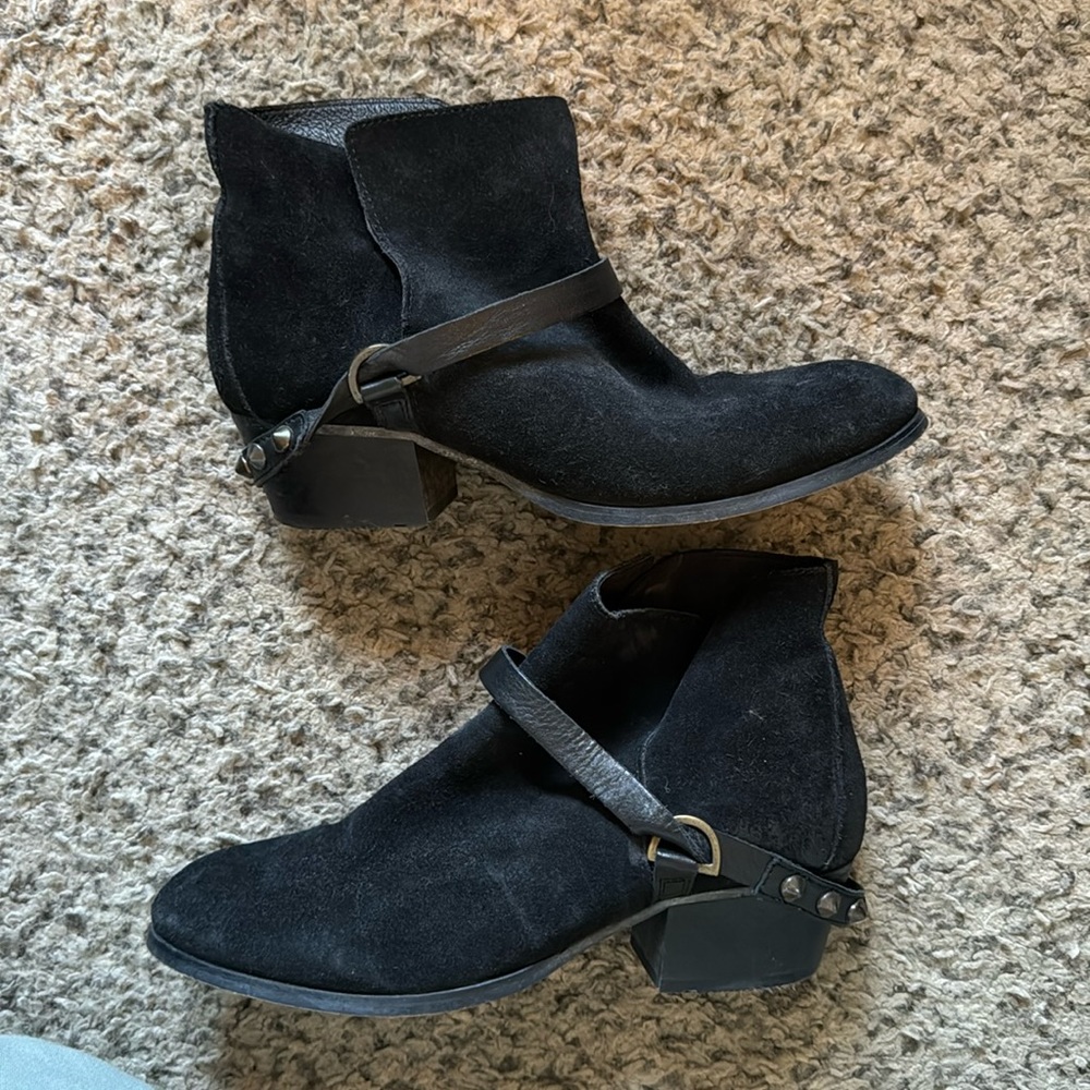 Hand Crafted suede boots